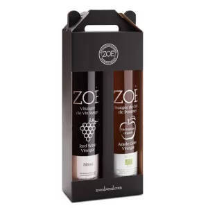 Zoë Wine Vinegar and Apple Cider Vinegar Duo