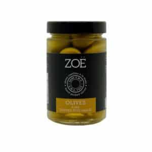 Zoë Green Olives Stuffed With Garlic