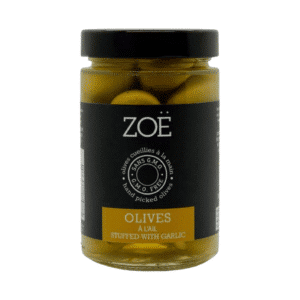Zoë Green Olives Stuffed With Garlic